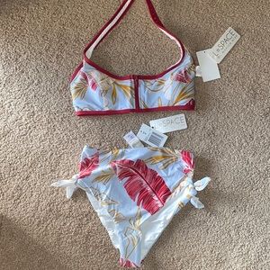 L*Space Aloha Bikini Set Cher Top Bummin’ Bottoms
